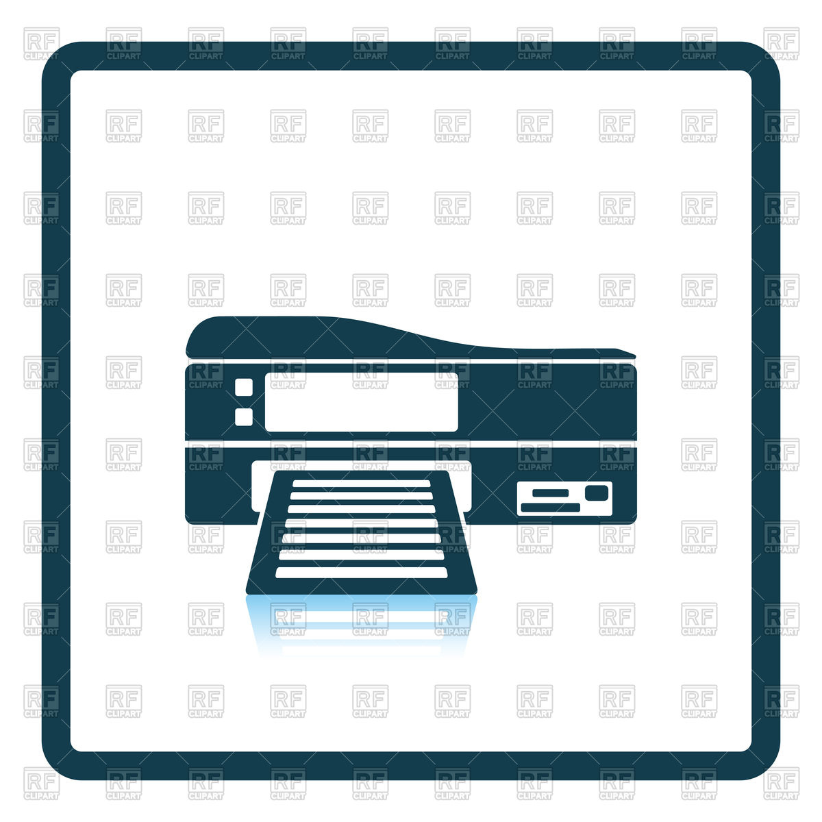 1200x1200 Printer Icon Vector Image Of Signs, Symbols, Maps Angelp