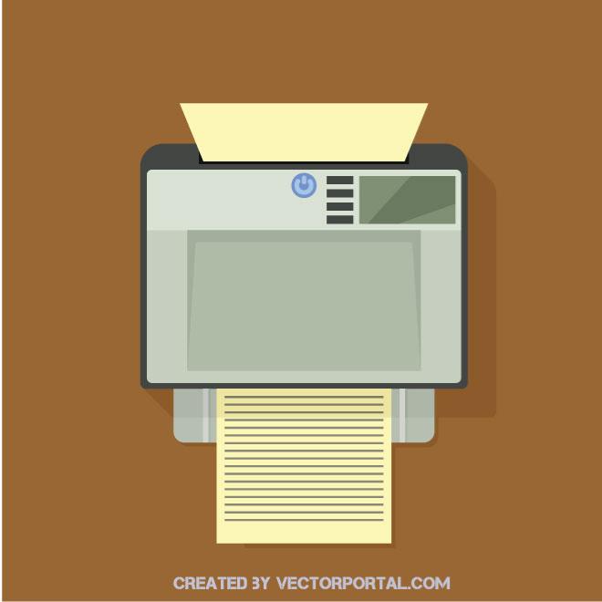 660x660 Printer Vector Icon
