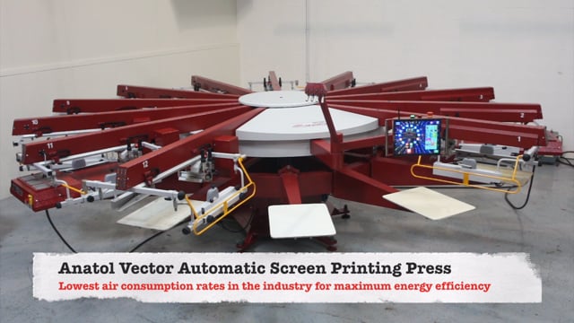 640x360 Anatol Vector Automatic Screen Printing Press On Vimeo