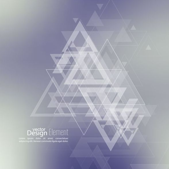 588x588 Abstract Triangle With Blurred Background Vector Free Download