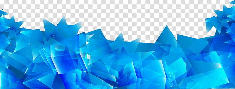 800x303 Blue Geometry, Abstract Blue Irregular Prism Background Blue