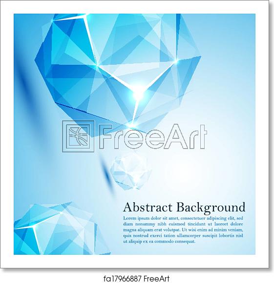 561x581 Free Art Print Of Cristal Prism Vector Illustration For Your