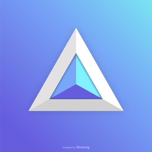 490x490 Abstract Prism Icon Logo Vector Design