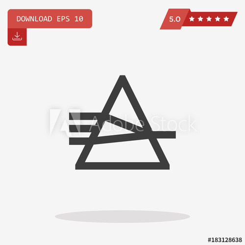 500x500 Prism Vector Icon