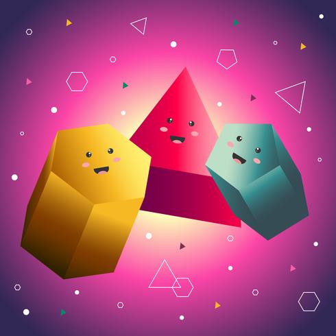 490x490 Cartoon Prism Vector