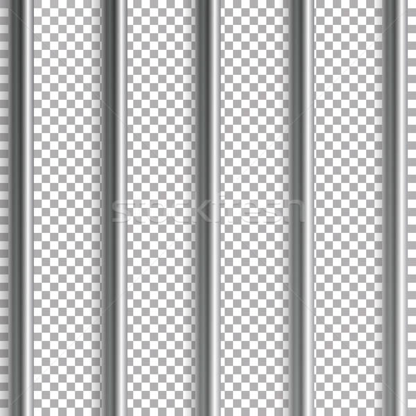 600x600 Jail Bars Vector Illustration Isolated On Transparent Background
