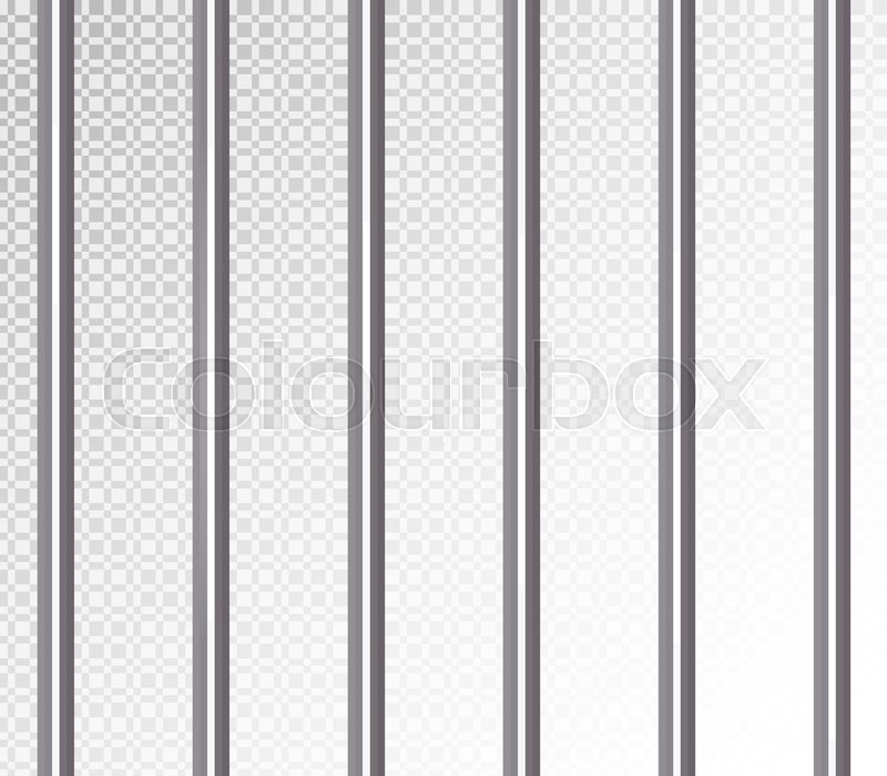 800x700 Prison Bars Isolated Vector Stock Vector Colourbox