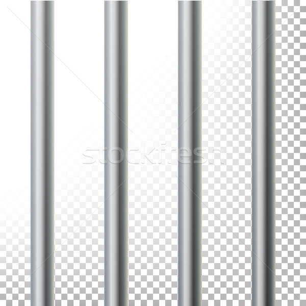 600x600 Prison Bars Isolated Vector Illustration Transparent Background