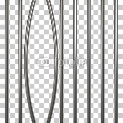 400x400 Broken Prison Bars Isolated On Transparent Vector Illustration Way