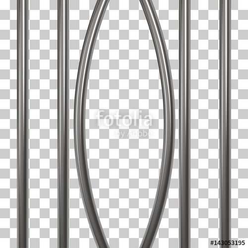 500x500 Broken Prison Bars Isolated On Transparent Vector Illustration