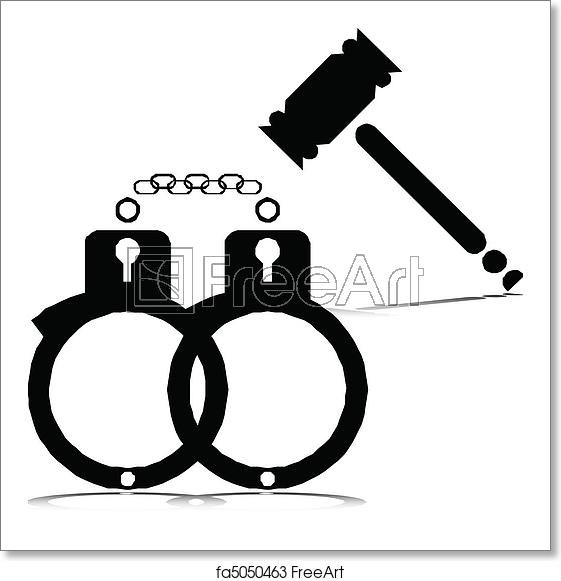 561x581 Free Art Print Of Justice Or Prison Vector Illustrati Justice
