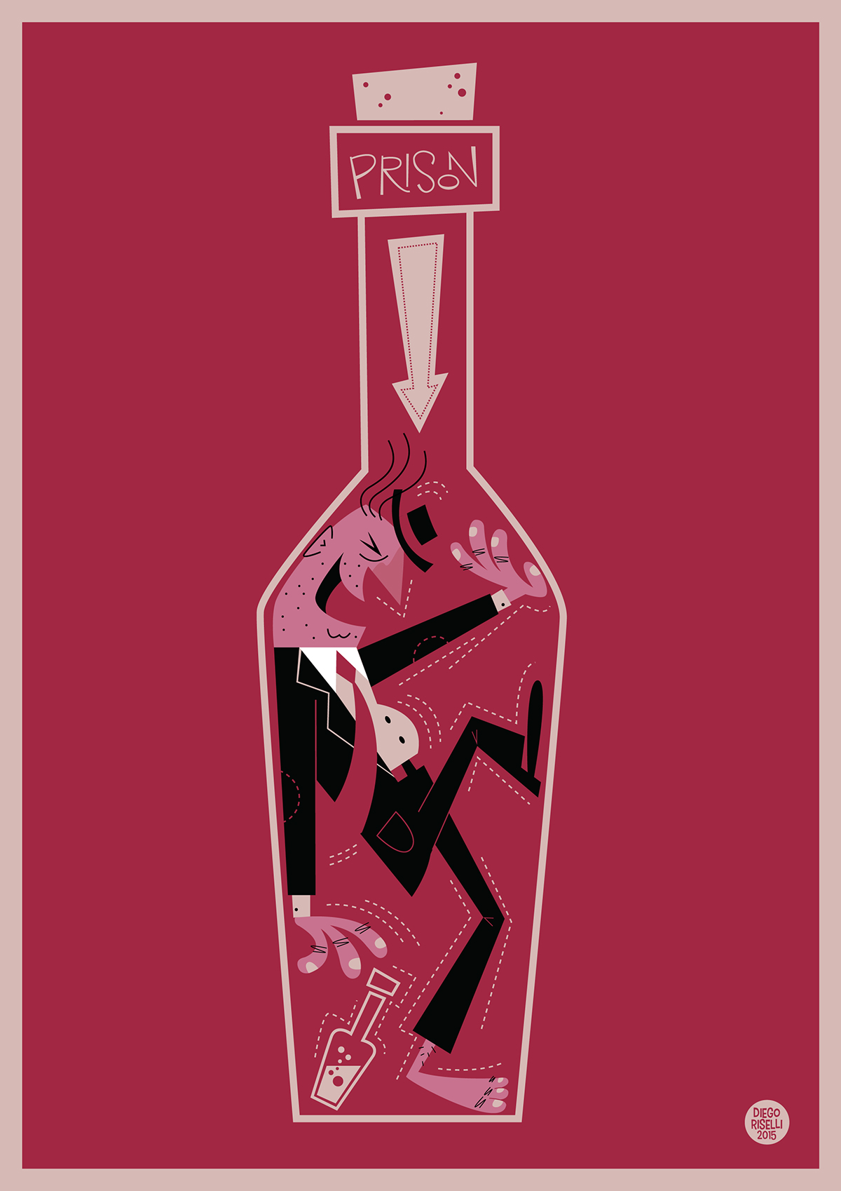 1200x1698 Prison Vector On Behance