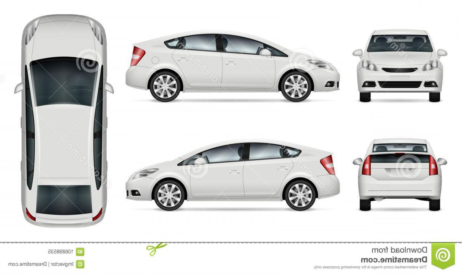 1560x928 White Car Vector Mockup Mock Up Advertising Corporate Identity