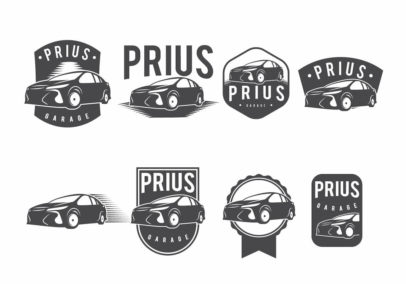 1400x980 Prius Badge Set Strike Off Vector Free Download, Vector Free
