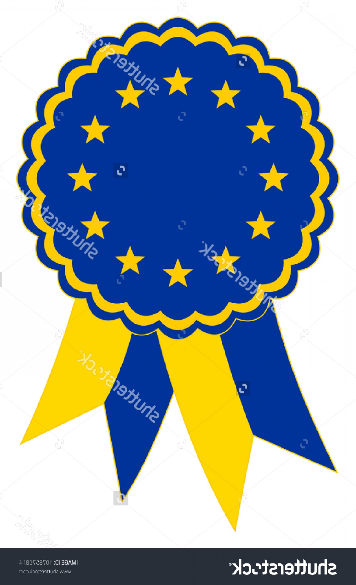 1170x1920 European Flag Award Ribbon Vector Original Handandbeak