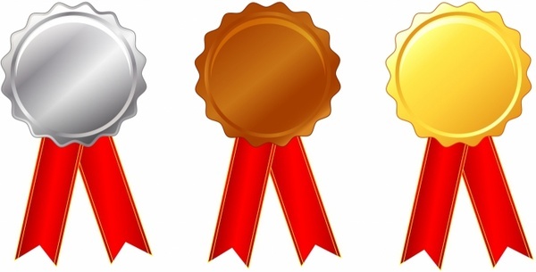 600x305 Award Free Vector Download