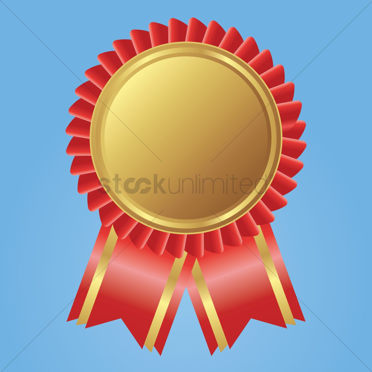 1300x1300 Award Ribbon Vector Image