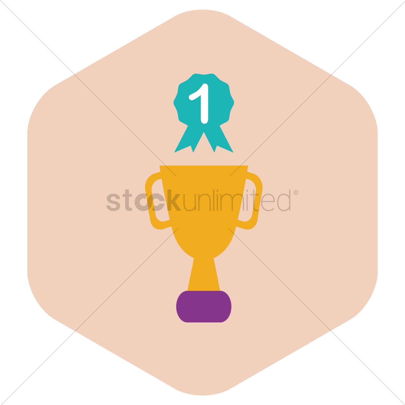1300x1300 Free First Prize Vector Image