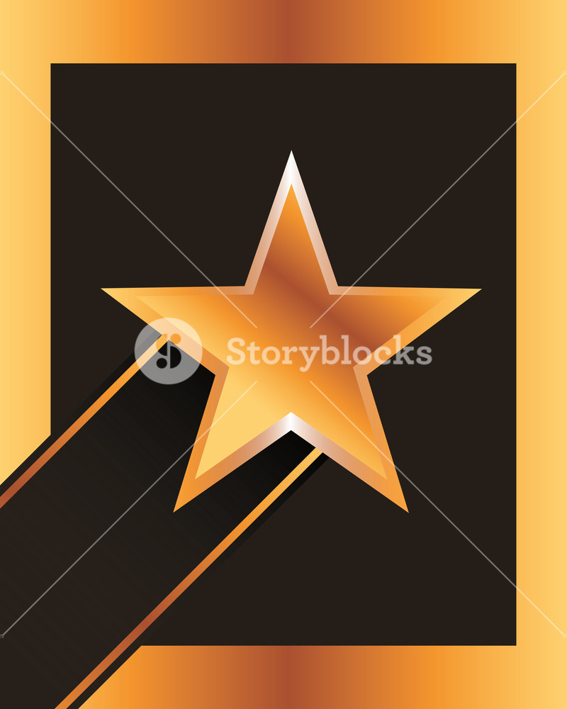 800x1000 Movie Awards Frame Star Prize Vector Illustration Royalty Free