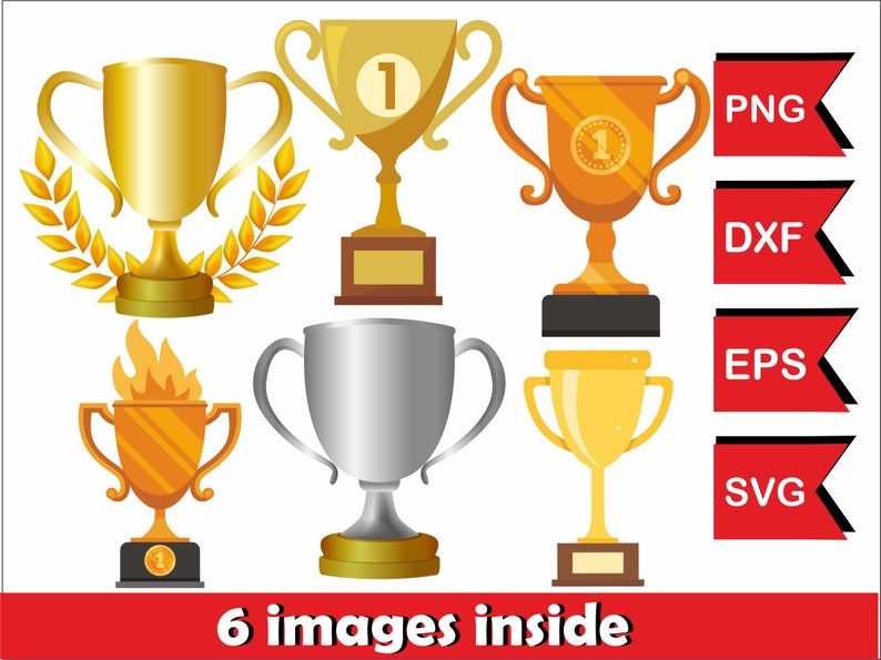 794x595 Cup Prize Vector Sports Decal Trophy For Cricut Etsy