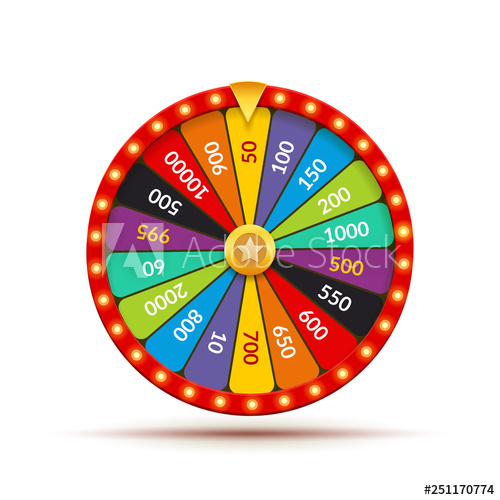 500x500 Wheel Fortune Casino Game Lucky Prize Spin Jackpot Lottery