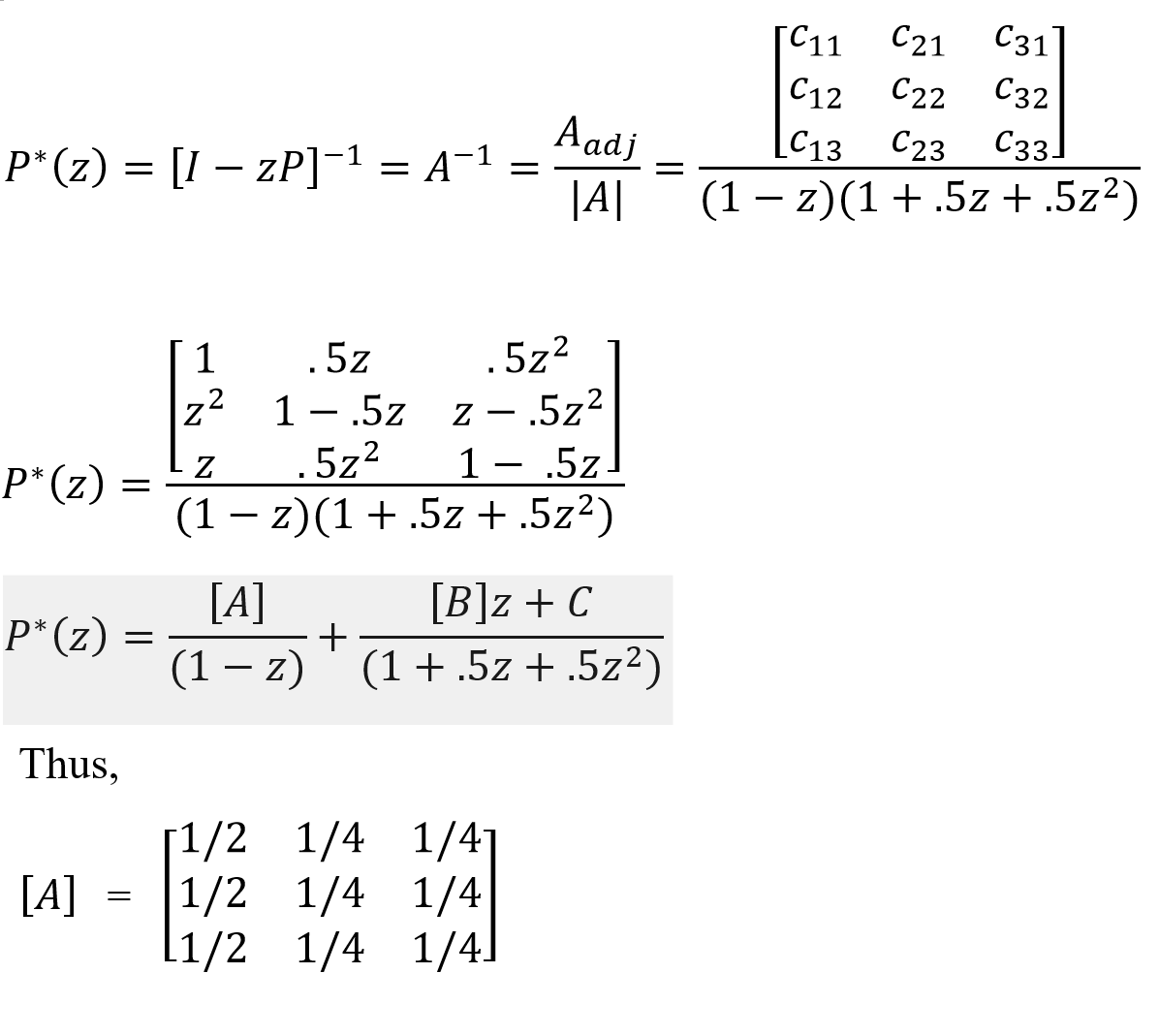 1196x1069 How To Solve For The N Step State Probability Vector