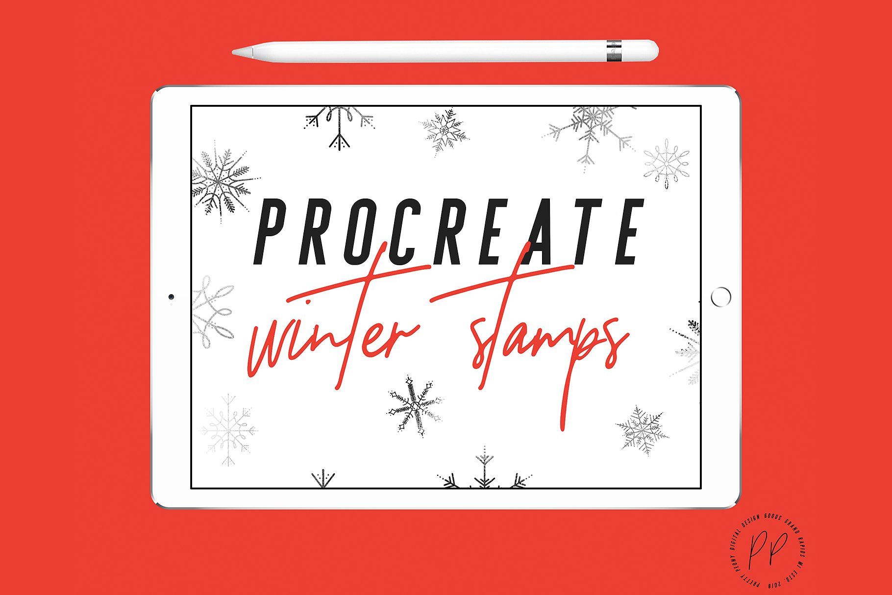 Winter Procreate Stamps 1820x1214 Winter Procreate Stamps