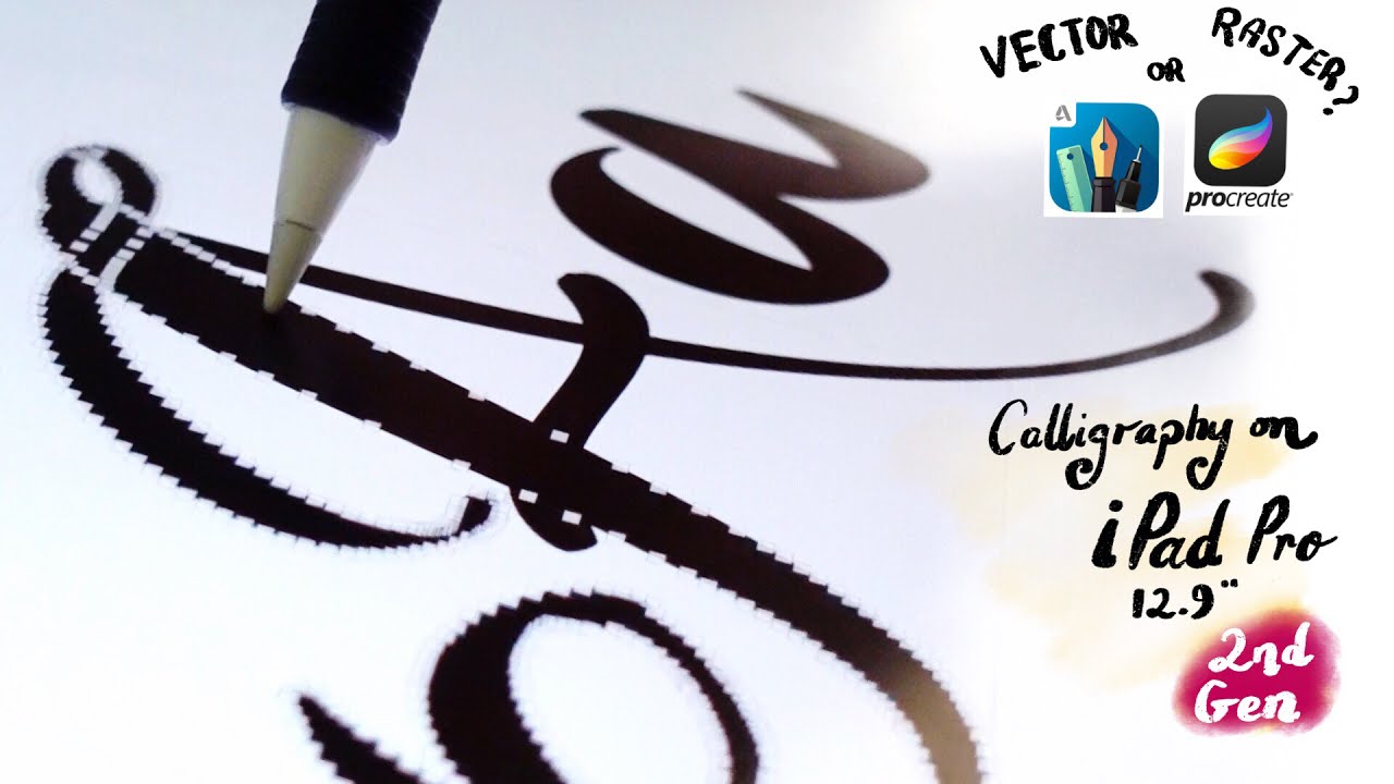 Vector Calligraphy On Ipad Pro Gen Is It Any Good 1280x720 Vector Calligraphy On Ipad Pro Gen Is It Any Good