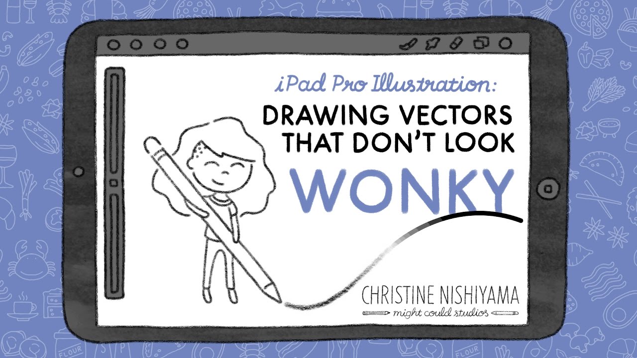 Ipad Pro Illustration Drawing Vectors That Don't Look Wonky 1280x720 Ipad Pro Illustration Drawing Vectors That Don't Look Wonky