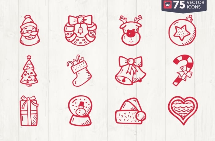 700x460 Hand Drawn Vector Icons