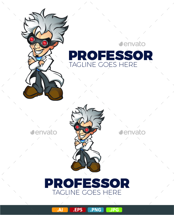 590x730 Professor Vector
