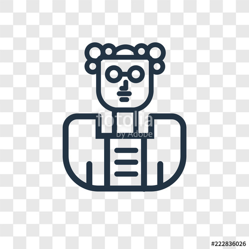 500x500 Professor Vector Icon Isolated On Transparent Background