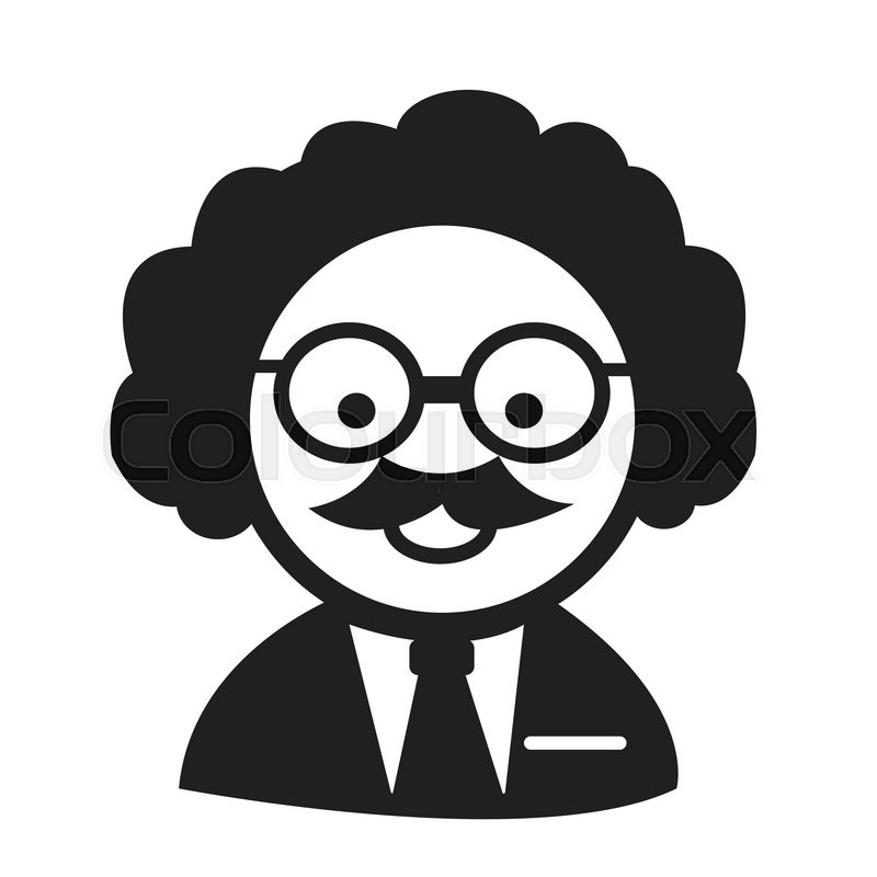 800x800 Scientist Or Professor Icon Stock Vector Colourbox