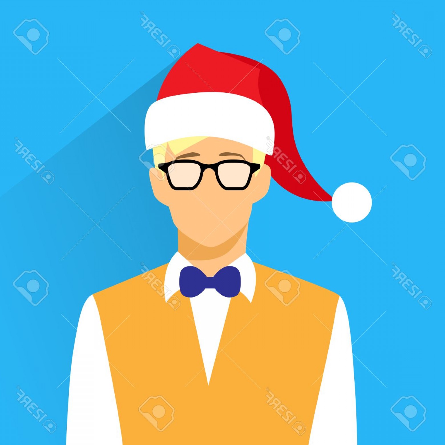 1560x1560 Photostock Vector Businessman Profile Icon Nerd Wear Glasses New