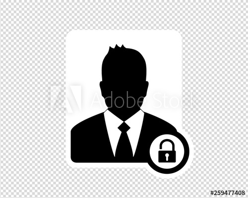 500x400 Business Man, Unlocked Profile Icon, Avatar Icon