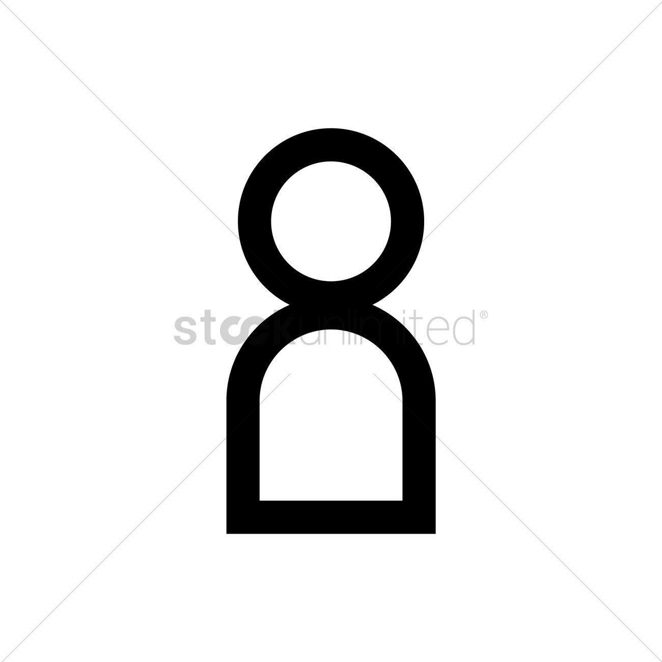 1300x1300 Profile Icon Vector Image