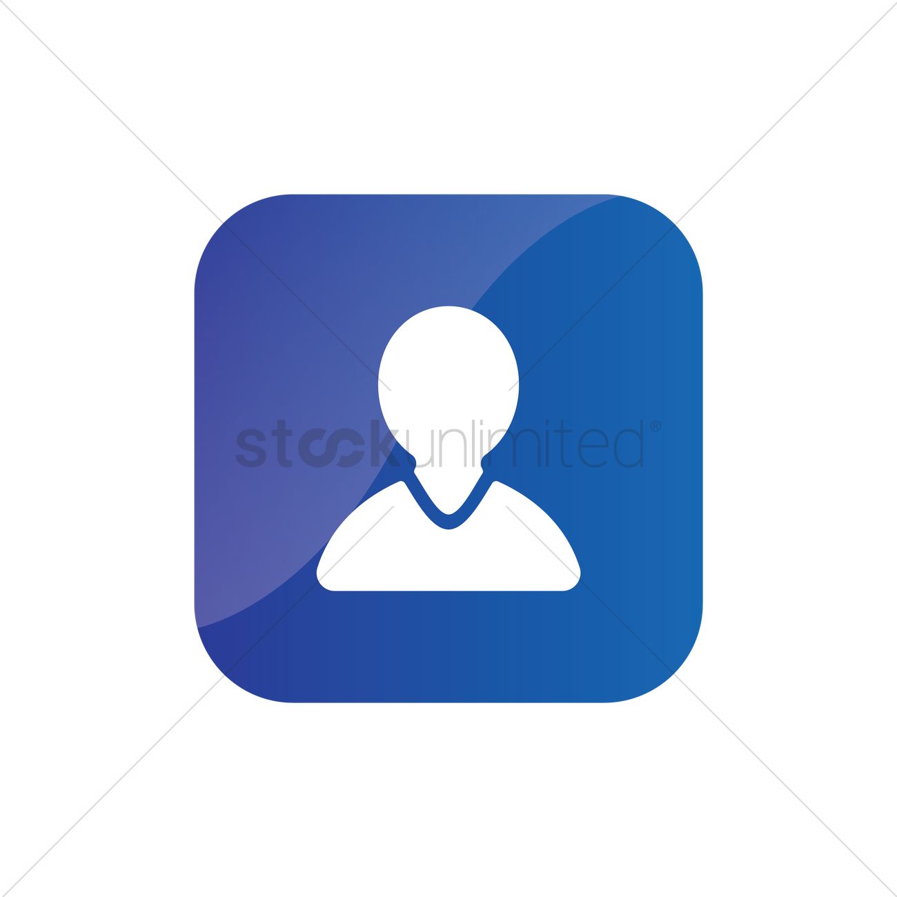 1300x1300 User Profile Icon Vector Image