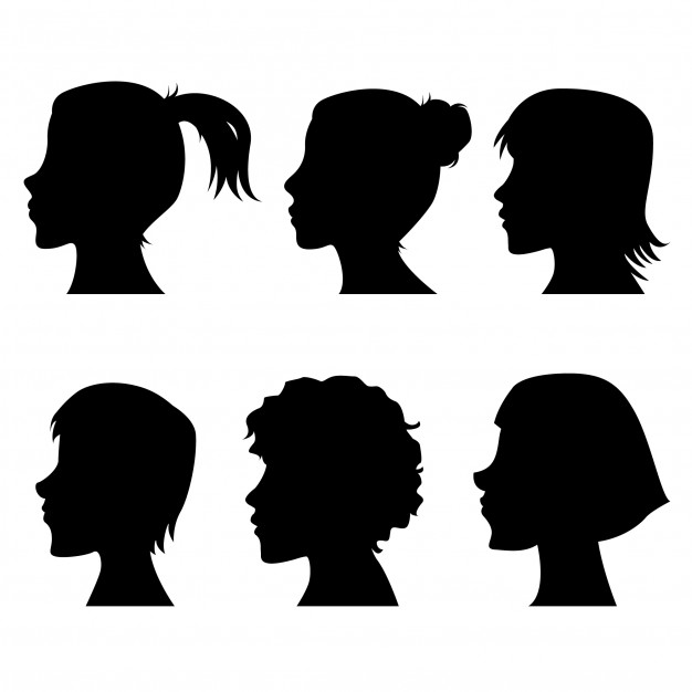 Profile Silhouette Vector at Vectorified.com | Collection of Profile ...