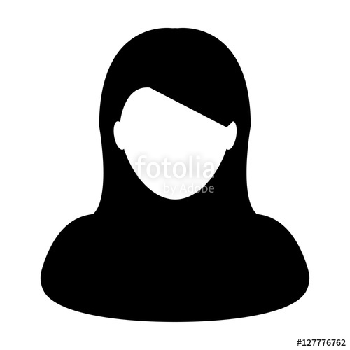 Human, Woman, Person, Avatar, User Profile Vector Icon 500x500 Human, Woman, Person, Avatar, User Profile Vector Icon