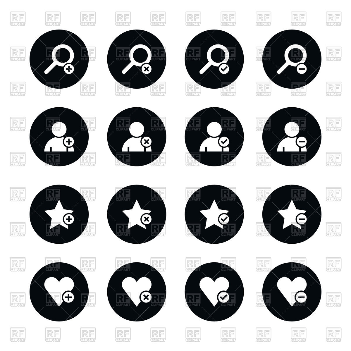 Simple Icons For User Profile Vector Image Of Icons And Emblems 1200x1200 Simple Icons For User Profile Vector Image Of Icons And Emblems