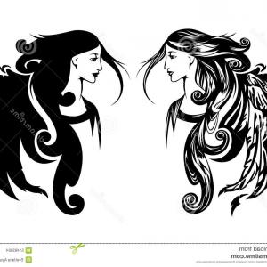 Stock Illustration Angel Profile Beautiful Winged Woman Art 300x300 Stock Illustration Angel Profile Beautiful Winged Woman Art