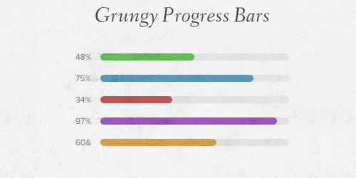 500x250 Free Progress And Loading Bars Design