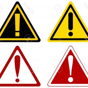 300x300 Photostock Vector Prohibition Sign Vector Illustration Warning