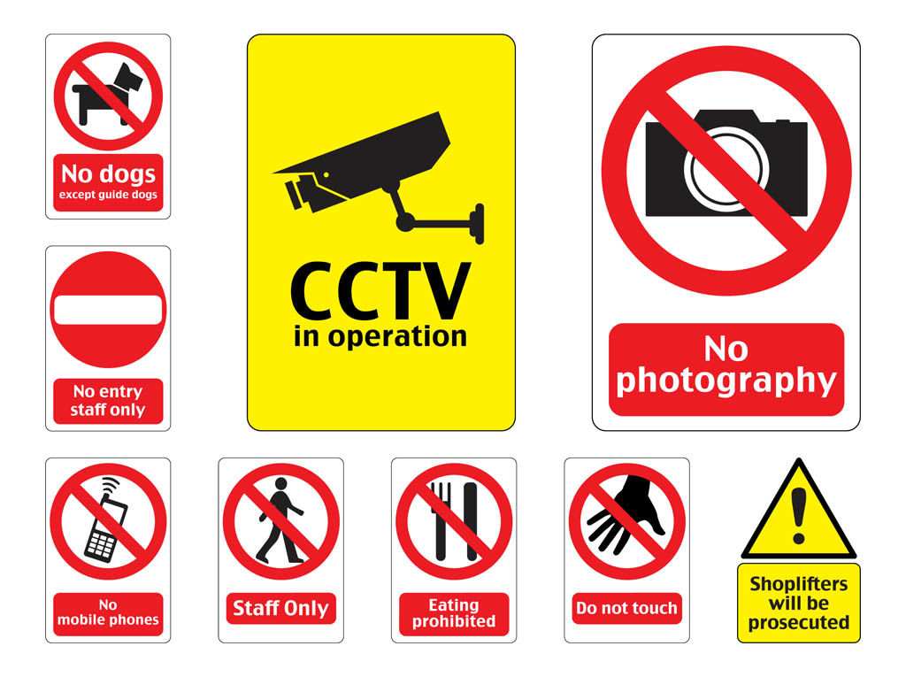 1024x765 Information And Prohibition Sign Vectors Free Vectors Ui Download