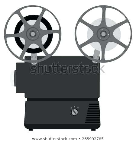 450x470 Old Vintage Movie Projector Vector Isolated Camera Film Antique