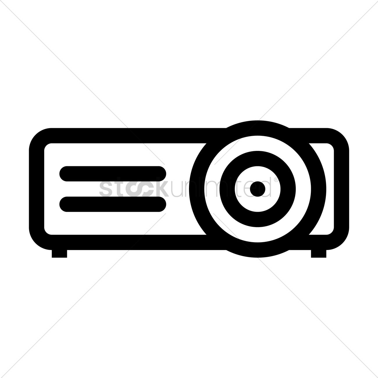 1300x1300 Projector Vector Image