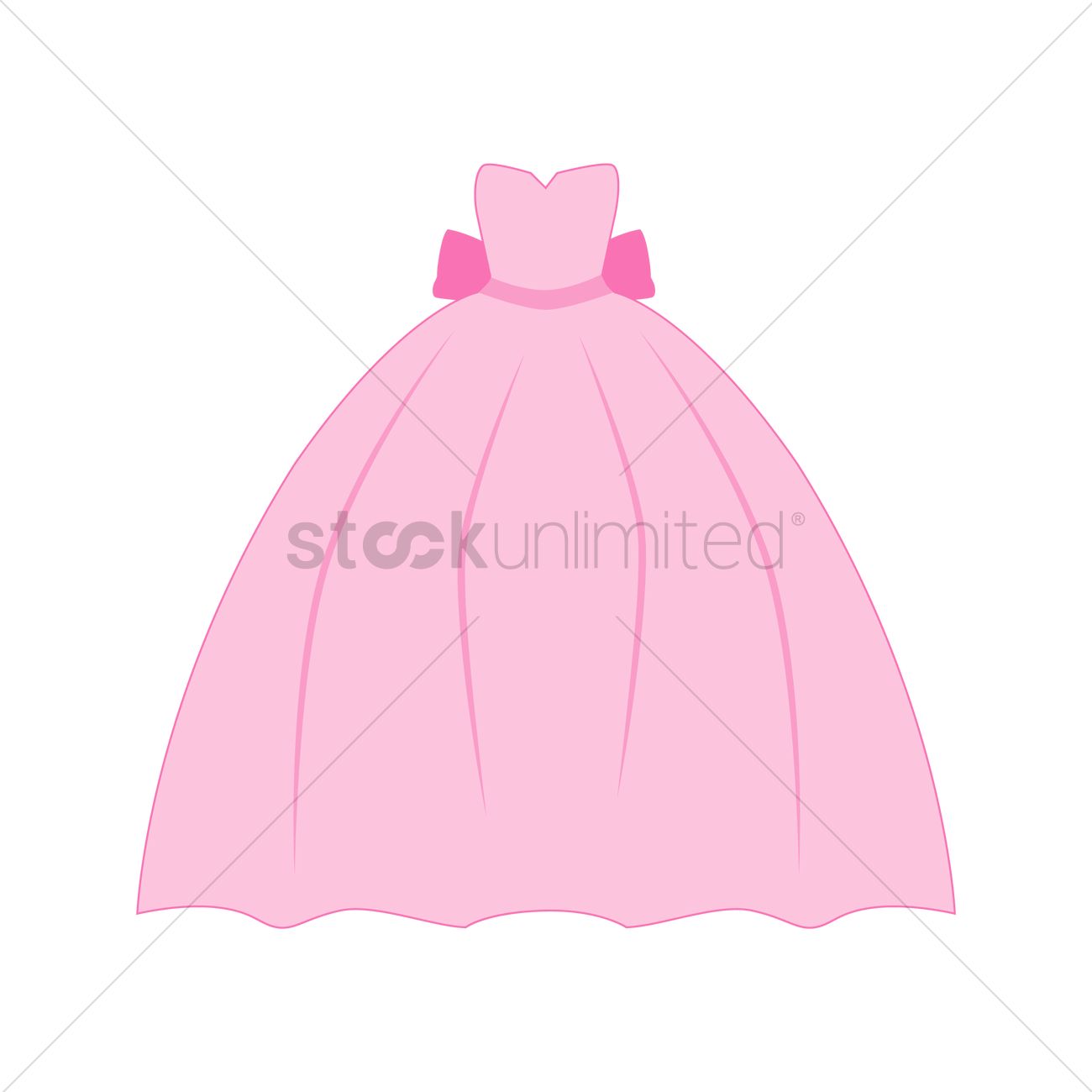 1300x1300 Prom Dress Vector Image