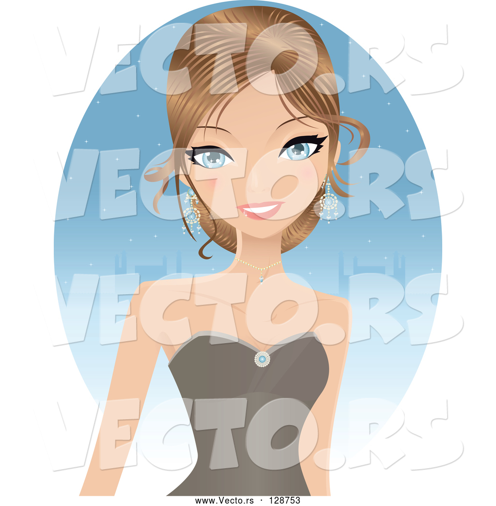 1024x1044 Vector Of Elegant Dirty Blond White Lady In A Prom Dress