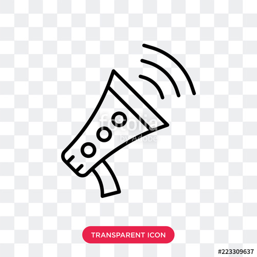 500x500 Promotion Vector Icon Isolated On Transparent Background