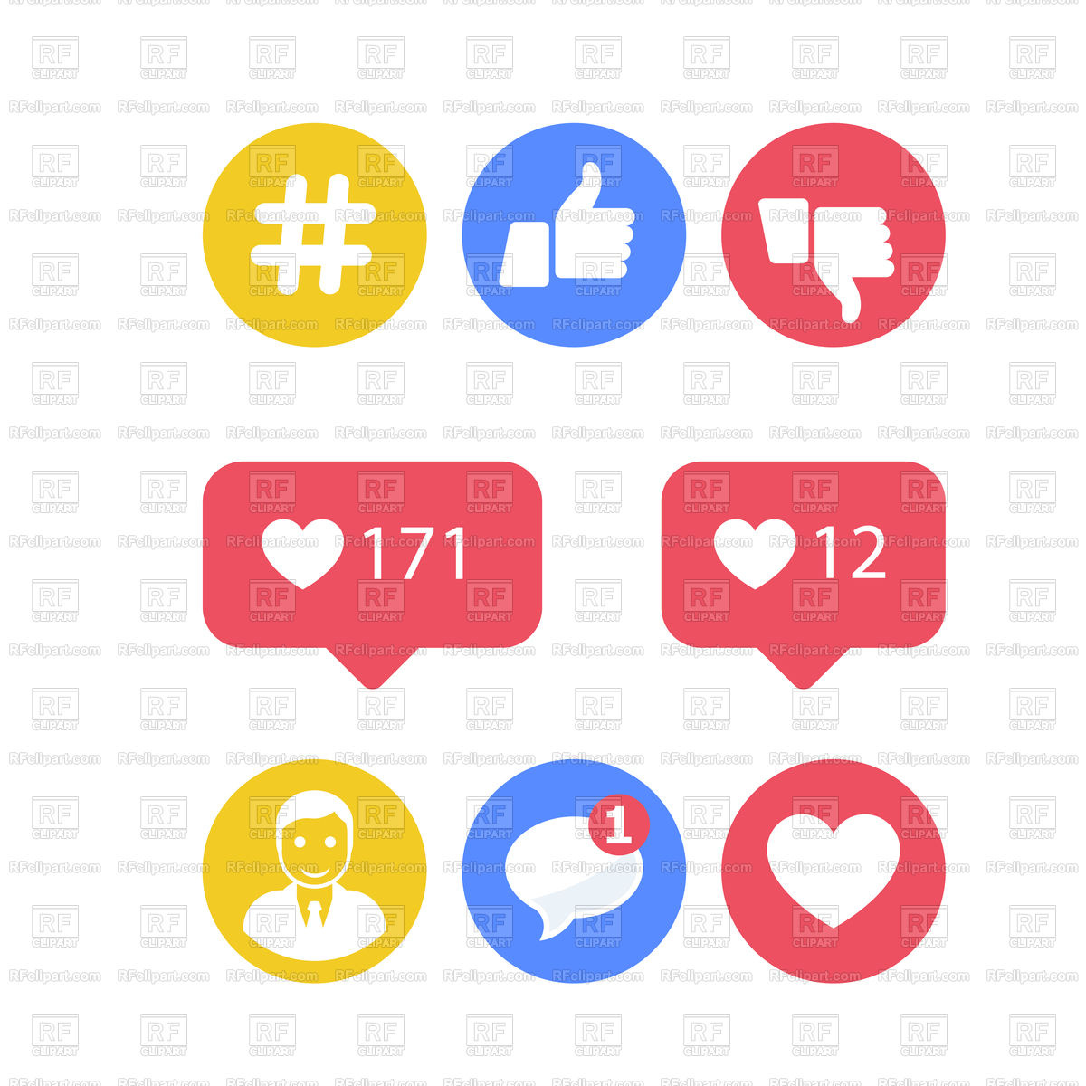 1200x1200 Smm And Social Activity Icons